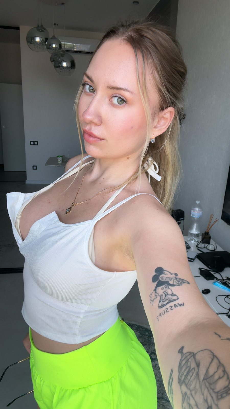 KateV in her underwear in Mashhad