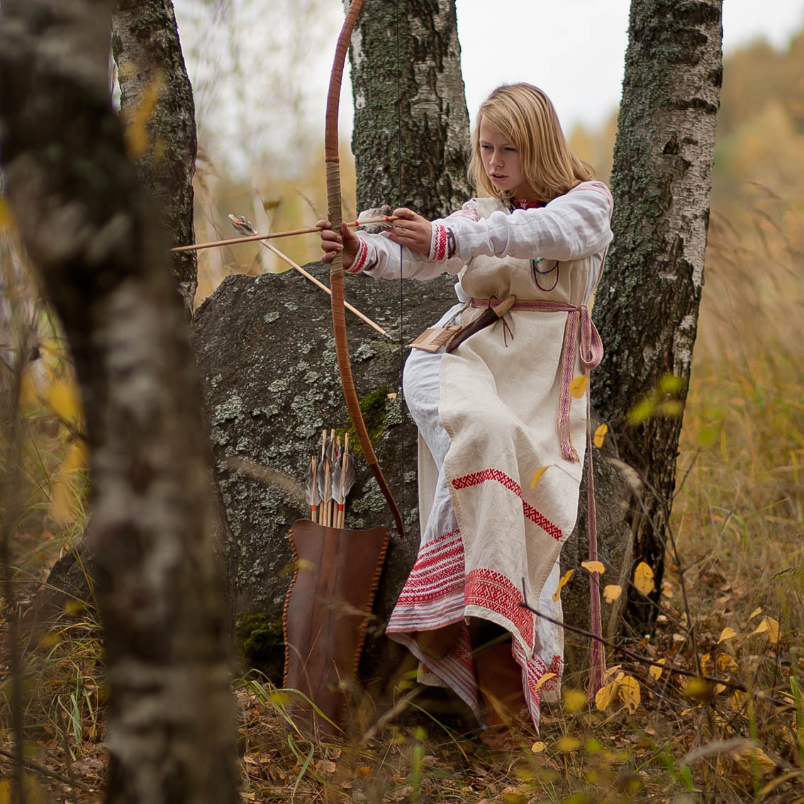Sexy photo Girls in Slavic costumes in Mashhad